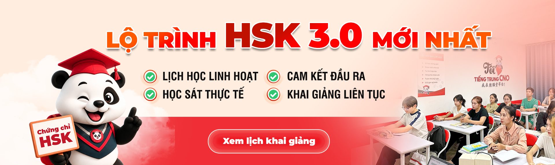 Khóa học tiếng trung toàn diện tại CNO