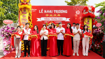 Chúc mừng khai trương cơ sở 14 – Tiếng Trung CNO Vinh Hưng, Nghệ An