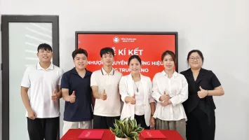 Ký kết hợp tác nhượng quyền thương hiệu tại Vinh Hưng - Nghệ An