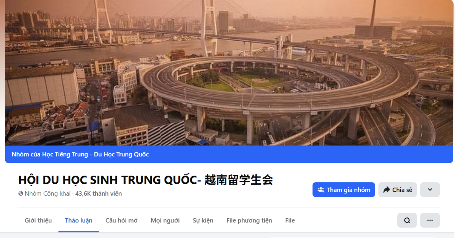 Hội nhóm tiếng trung