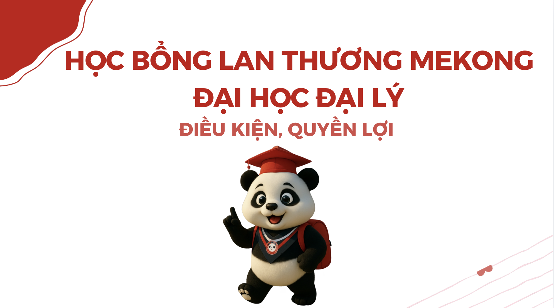 Học bổng Lan Thương Mekong Đại học Đại Lý: Điều kiện, quyền lợi