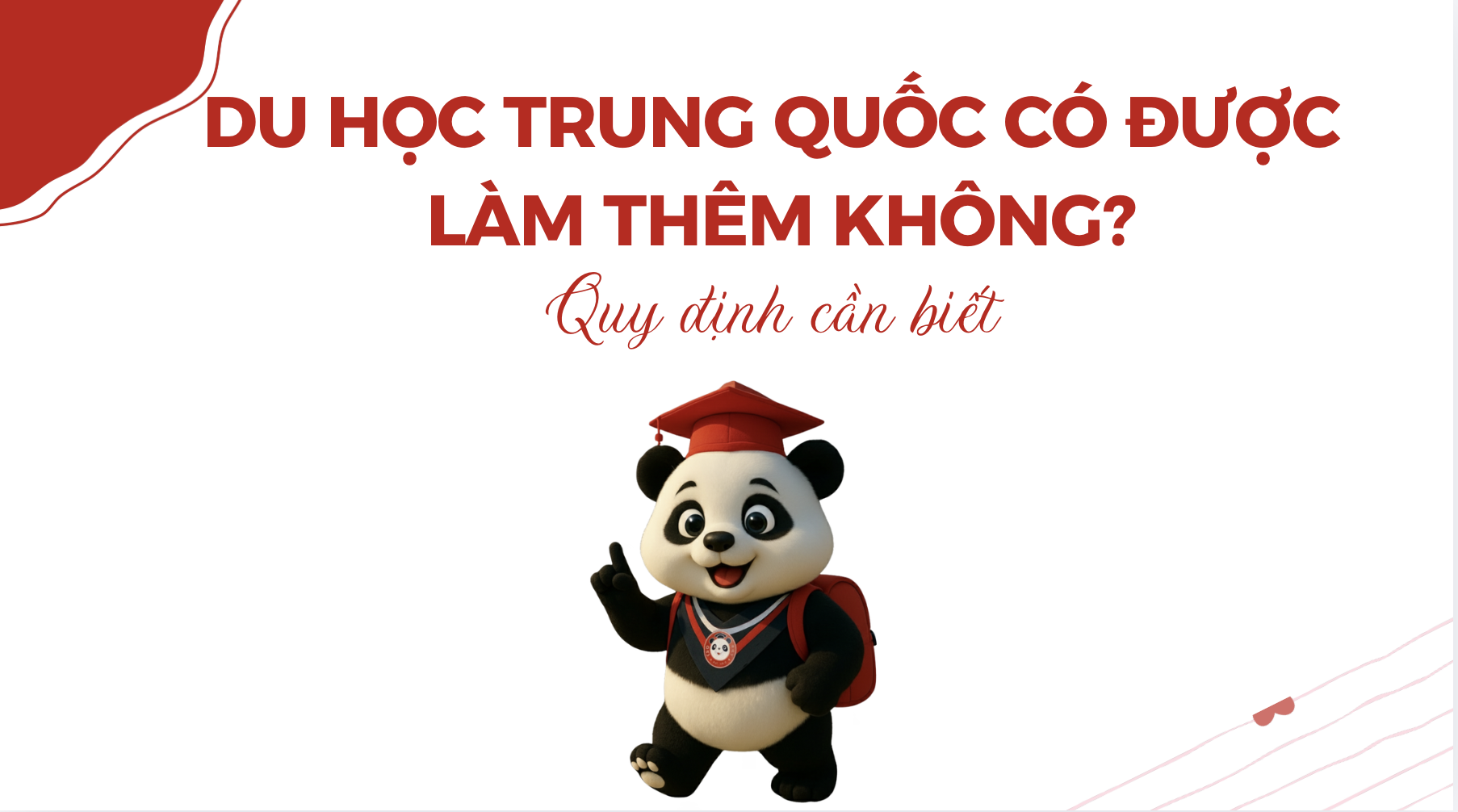 Du học Trung Quốc có được làm thêm không? Quy định cần biết