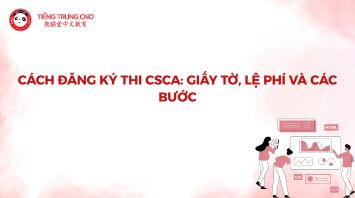 Cách đăng ký thi CSCA: Giấy tờ, lệ phí và các bước
