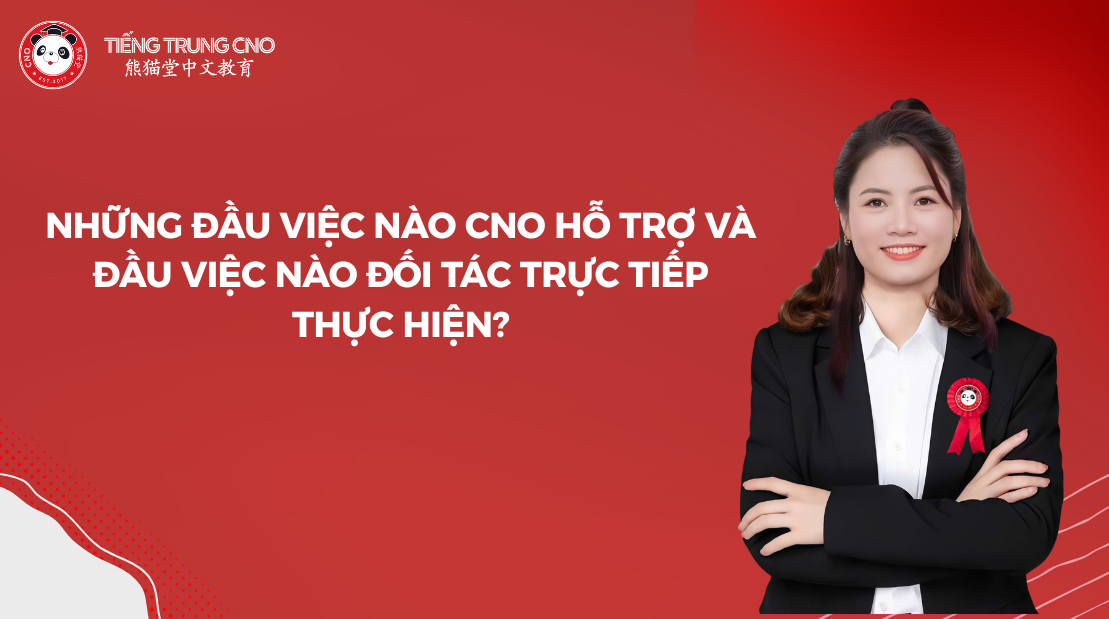 Những đầu việc nào CNO hỗ trợ và đầu việc nào đối tác trực tiếp thực hiện?