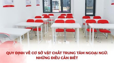 Quy Định Về Cơ Sở Vật Chất Trung Tâm Ngoại Ngữ: Những Điều Cần Biết