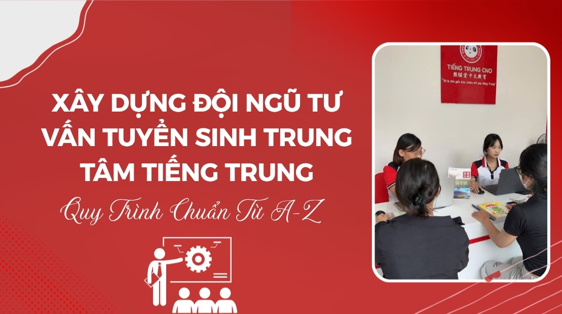 Xây Dựng Đội Ngũ Tư Vấn Tuyển Sinh Trung Tâm Tiếng Trung