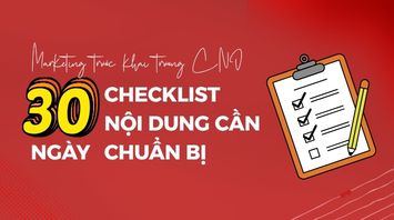 Marketing trước khai trương CNO: Checklist 30 ngày cần chuẩn bị