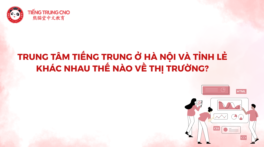 Trung tâm tiếng Trung ở Hà Nội và tỉnh lẻ khác nhau thế nào về thị trường?
